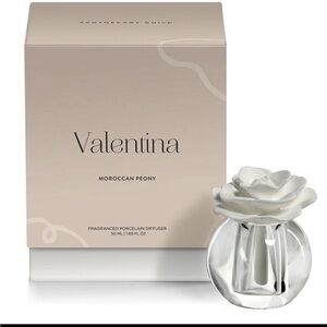 Valentina White Fragranced Porcelain Diffuser